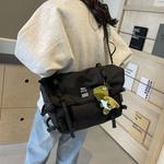 LONSDALE Тканевая рабочая сумка через плечо, Black, Small - фото 7