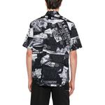 Рубашка с принтом, короткий рукав VERSACE JEANS COUTURE, черный - фото 4