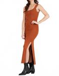 Платье миди Crawford карамельного цвета Lucca, карамельный - фото 3
