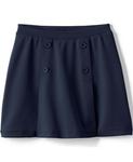Школьная форма для девочек, юбка с пуговицами понте спереди выше колена Lands' End - фото