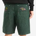 Свободные джинсовые шорты Apollo Pleasures, темно-forest - фото 5