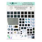 Клей Dungeon Dressing: Dry Erase Vinyl Stickers: Future Industrial - фото