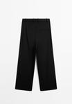 Брюки Massimo Dutti DARTED, Black - фото 6