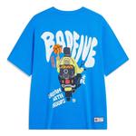 Футболка с рисунком badfive Li-Ning, синий - фото