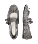 Шерстяные балетки Guess, серый - фото 4