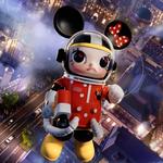 400% мега коллекция сокровищ space molly модные фигурки 34,1см POP MART - фото 5