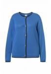 Кардиган Ulla Popken LANGARM, Cornflower Blue/Blue - фото 6