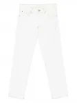 Джинсы с контрастной строчкой FRAME, белый - фото