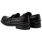 Лоферы мужские черные PRADA - фото 3