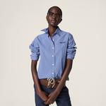 Клетчатая рубашка Miu Miu, синий - фото 2