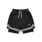 Спортивные шорты унисекс YIVIKII, черный - фото 2