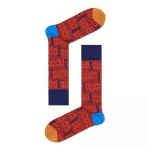 Носки Happy Dressed Cards long, красный - фото