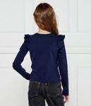 Блуза детская Polo Ralph Lauren с рисунком, синий - фото 3