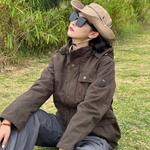 Стеганая куртка унисекс Jeep Spirit, хаки - фото 5