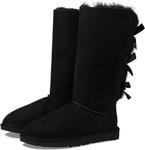 Сапоги UGG Bailey Bow Tall II, черный - фото
