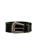 Ремень Saint Laurent Folk Buckle, неро - фото 3