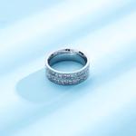 Титановое стальное кольцо Unisex Cooraree - фото 7