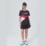 Футболка для бадминтона женская черная KUMPOO - фото 5