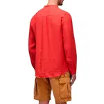 Рубашка Sundek Linen with mandar collar, оранжевый - фото 2