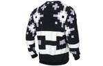 Толстовка Nike SB Skateboard Icon Pattern Printed Sweater For Men Black/White, черный - фото 2