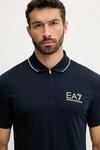 Поло Ea7 Emporio Armani, темно-синий - фото 4