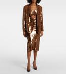 Бюстгальтер-топ с пайетками Blazé Milano, Nude - фото 2