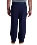 Брюки Big & Tall Cool Right Performance Flex Classic Fit с защипами Haggar, синий - фото 2