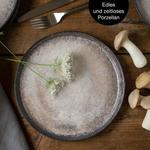 Vida 6x десертные тарелки фарфор Moritz & Moritz, бежевый - фото 4