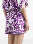 Dolce & Gabbana шорты с принтом Majolica, белый - фото 5