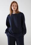 Верх пижамы UNISEX CREWNECK LOOSE FIT ELEVATE EOSELIO, темно-синий - фото 5