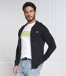 Толстовка мужская Karl Lagerfeld на молнии из хлопка и вискозы, синий - фото 3