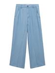 Широкие брюки MANGO Bianca, светло-синий - фото