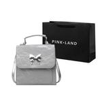 Pink·Land Женская сумка через плечо, Черный - фото 6