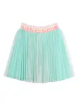 Плиссированная юбка Billieblush, зеленый - фото