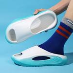 Шлепанцы унисекс Oubt, белый/синий - фото 11