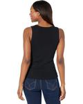 Майка Lilla P 1x1 Rib Jewel Tank, черный - фото 2