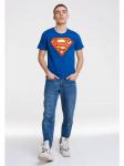 Футболка Logoshirt DC Superman Logo Clean, синий - фото 3