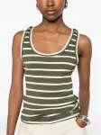 Топ в полоску Nº21, зеленый - фото 5