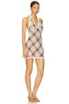 Мини-платье "Stars align" от Lioness, tan plaid - фото 2