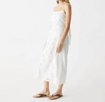 Платье-миди Allora Eyelet белого цвета Michael Stars - фото 3