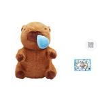 Плюшевая кукла Snotty Dressing Capybara высотой 25 см BANLI - фото 6