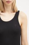 Топ Rib Logo Tank Top Coperni, черный - фото 4