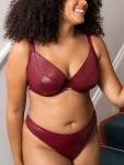 Соблазнительное стринги Lush Curvy Kate, Oxblood - фото 6
