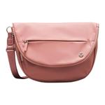 Нейлоновая сумка через плечо Lululemon, розовый - фото