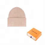 Женская шапка Louis Vuitton, телесно-розовый - фото 3