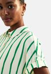 Блуза New Look STRIPED SHORT SLEEVE, Green Pattern/Mottled Green - фото 3