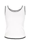 Топ DreiMaster Top, Offwhite/White - фото 5