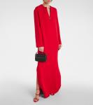 Шелковое платье Valentino, Rosso - фото 2