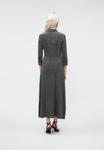 Платье YAS YASSAVANNA 3/4 GLITTER LONG DRESS, Black/Silver Coloured/Black - фото 3