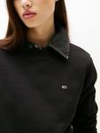 Толстовка Tommy Jeans с вышитым флагом Tommy Hilfiger, Black - фото 5